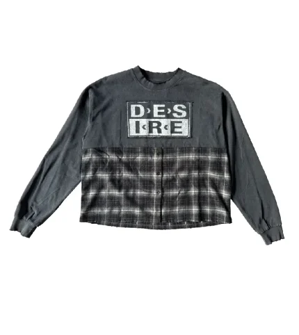 Bottega Desires Hybrid Flannel T-Shirt