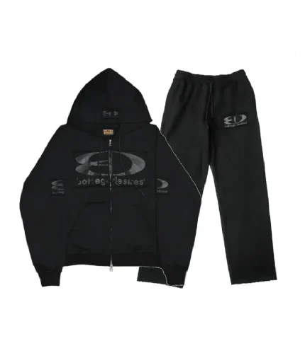 Bottega Desires Black Tech Tracksuit