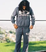 Bottega Desires Blue Tech Sweatpant