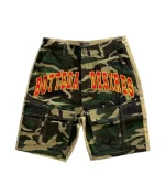 Bottega Desires Camo Cargo Shorts
