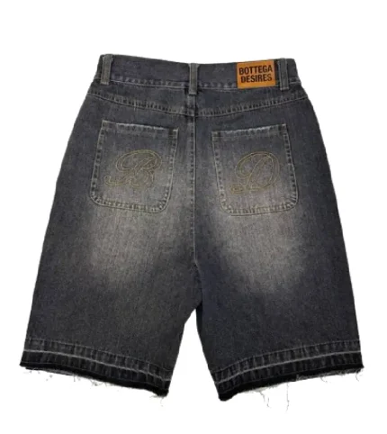 Bottega Desires Denim Shorts Black
