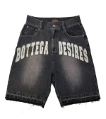 Bottega Desires Denim Shorts Black