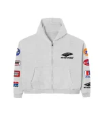 Bottega Desires Grey Patches Zip Tracksuit