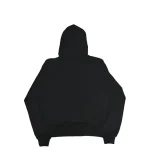Bottega Desires Logo Patch Full Zip Hoodie Black